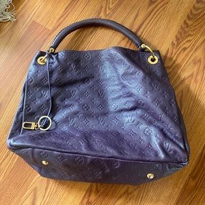 Louis Vuitton Artsy Handbag Monogram Empreinte Leather MM